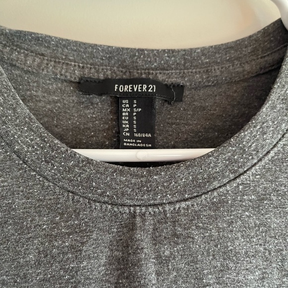 Forever 21 Gray 3/4 Sleeve Dress Size Small - Picture 3 of 14